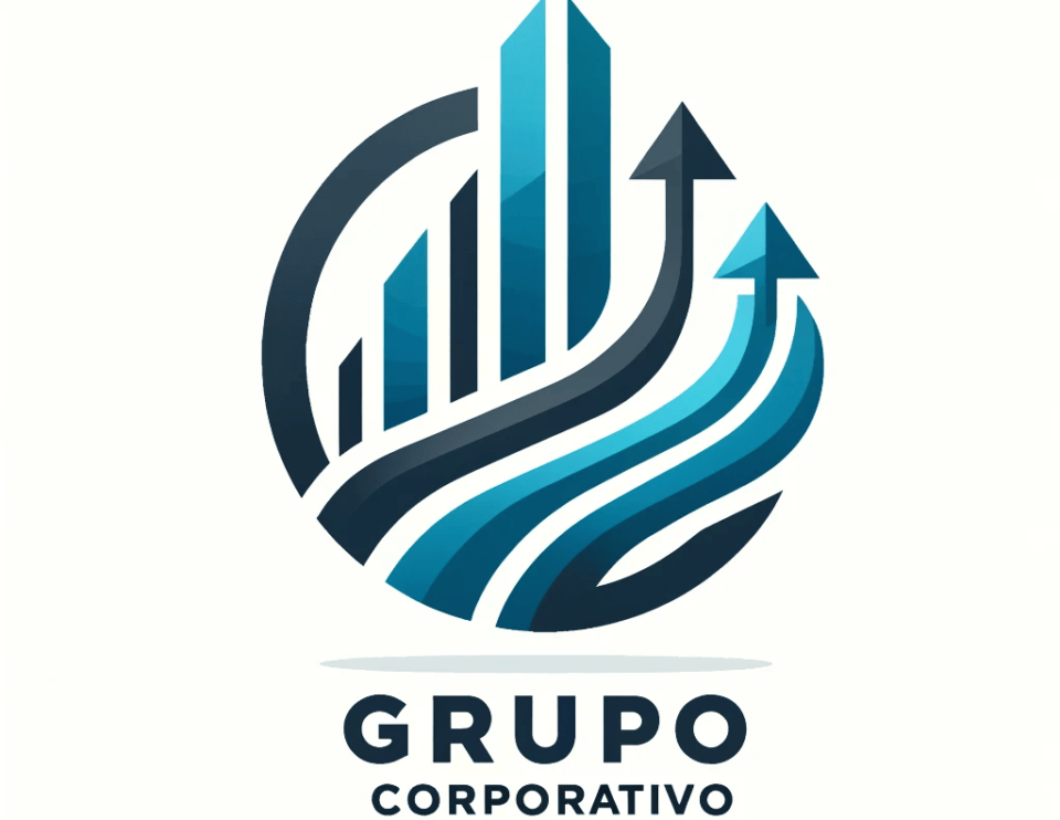 DALL·E 2024-04-13 12.50.12 - Design a logo for 'Grupo Corporativo Ocarpa' that conveys a sense of corporate strength and reliability. The logo should feature a modern and abstract
